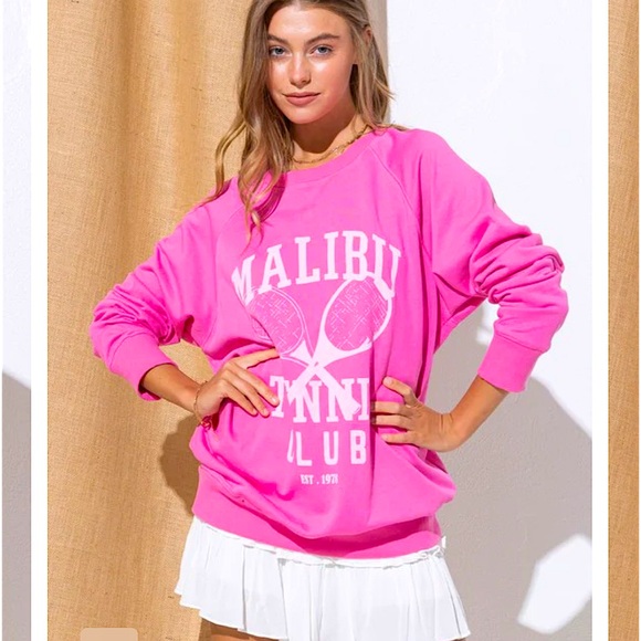 Sassy Shortcake Pink Malibu Club Crewneck - Picture 2 of 11
